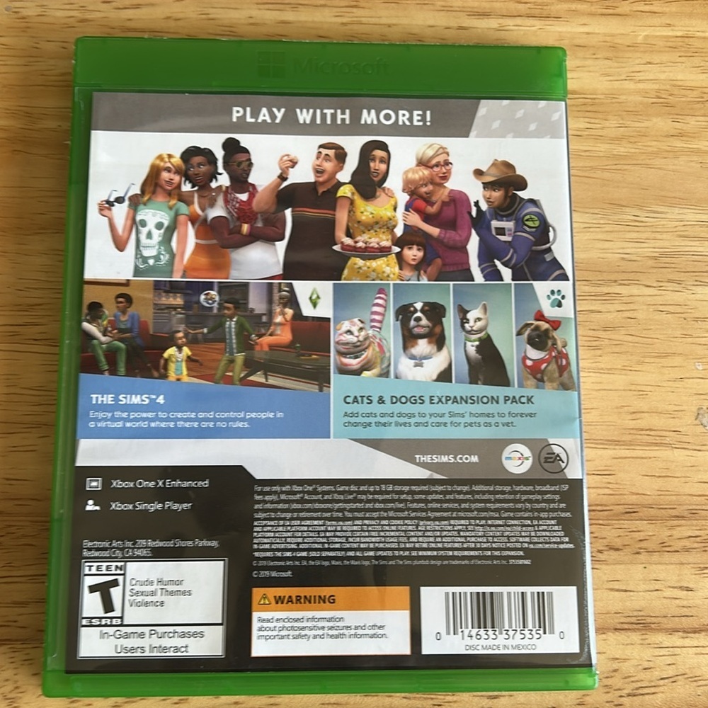 The Sims 4 Bundle for Xbox One - The Sims 4 & Cats & Dogs Expansion pack - Picture 4 of 4